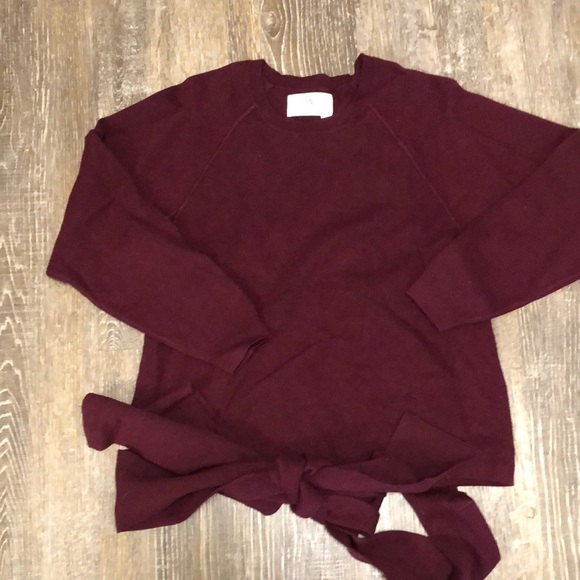Ba&sh Paris Hannah Bordeaux Lady Pullover Sweater - Picture 2 of 7